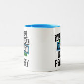 De koelste mensen op aarde spelen een salterij tweekleurige koffiemok (Center)