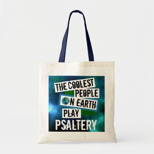 De koelste mensen op aarde spelen een slagader tote bag (Voorkant)