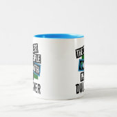 De koelste mensen op aarde spelen een ulcimer tweekleurige koffiemok (Center)