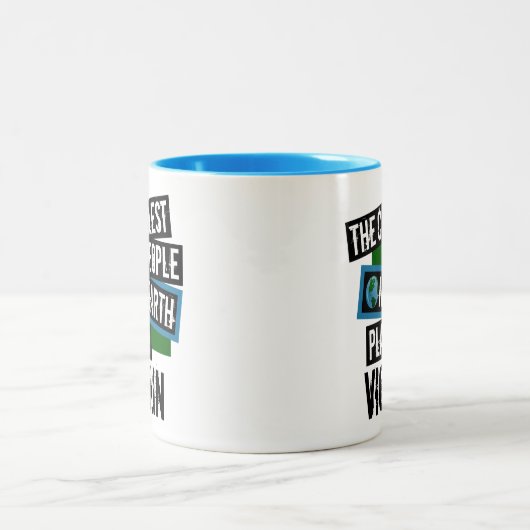 De koelste mensen op aarde spelen geweld tweekleurige koffiemok (Center)