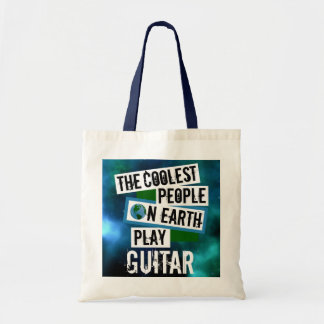 De koelste mensen op aarde spelen gitaar tote bag