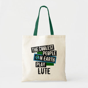 De koelste mensen op aarde spelen Lute Tote Bag