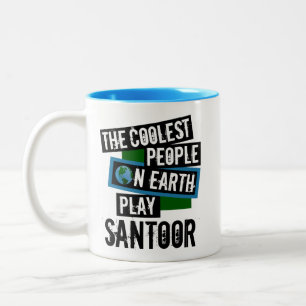 De koelste mensen op Aarde spelen Santor Tweekleurige Koffiemok