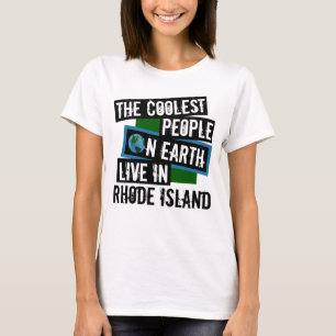 De koelste mensen op aarde wonen op het eiland Rho T-shirt