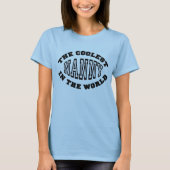 De koelste nanny ter wereld t-shirt (Voorkant)