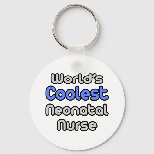 De koelste neonatale zuster ter wereld sleutelhanger (Voorkant)