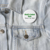 De koelste oom van de wereld&apos ronde button 5,7 cm (In situ)