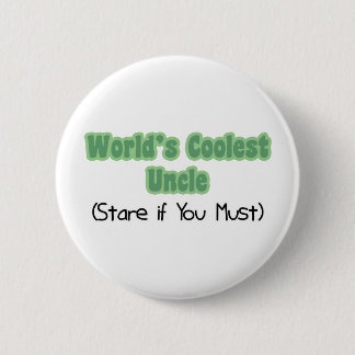 De koelste oom van de wereld&apos ronde button 5,7 cm