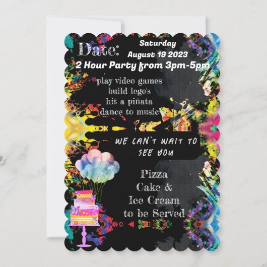 De koelste plaats Persoonlijke Uitnodiging (Achterkant)