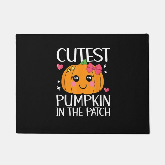 De koelste pompoen in de flacon halloween Thanksgi Deurmat (Voorkant)