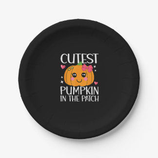 De koelste pompoen in de flacon halloween Thanksgi Papieren Bordje