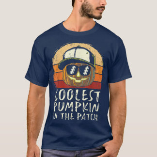De koelste pompoen in de pleister van Toddler Boys T-shirt