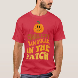De koelste pompoen in de pleister van Toddler Boys T-shirt