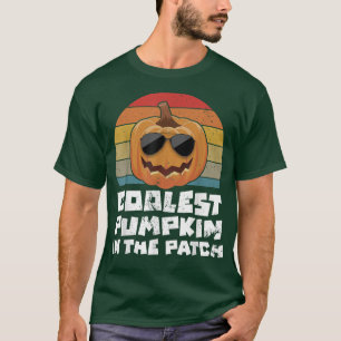 De koelste pompoen in de pleister van Toddler Boys T-shirt