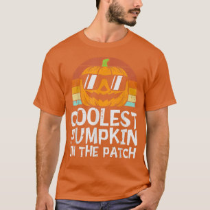 De koelste pompoen in de pleister van Toddler Boys T-shirt