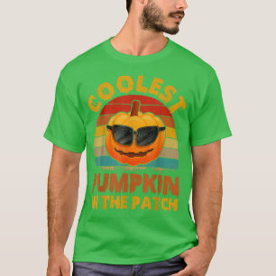 De koelste pompoen in de pleister van Toddler Boys T-shirt