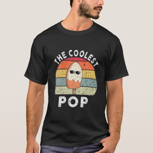 De koelste Pop Beste vader ooit  Vaderdag T-shirt (Voorkant)