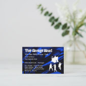 De koelste Rock Band Grunge Style Visitekaartje (Staand voorkant)