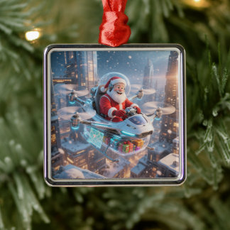 De Koelste Science-Fiction Kerstman Metalen Ornament