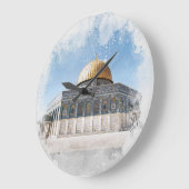 De koepel van de prachtige islamitische heilige ro grote klok (Hoek)