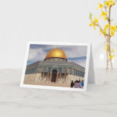 De koepel van de rots, Tempelberg, Jeruzalem Kaart (Gele Bloem)