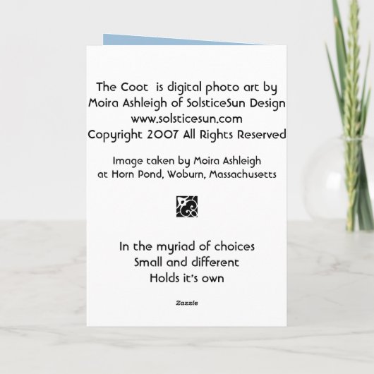 De koet kaart (Achterkant)