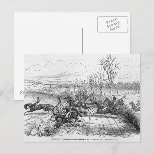 De koets van de Stapel van de Nieuwhaven Pagnel Briefkaart (Voorkant / Achterkant)