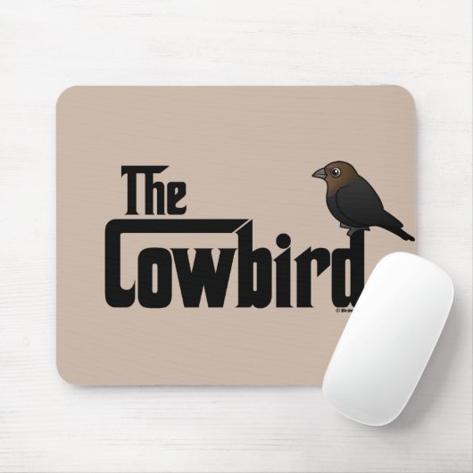 De koevogel muismat (Met muis)