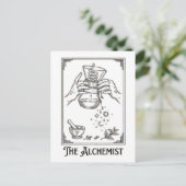 De koffie-alchemist briefkaart (Staand voorkant)