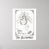 De koffie-alchemist canvas afdruk (Voorkant)