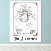 De koffie-alchemist canvas afdruk (Insitu (Houten vloer))