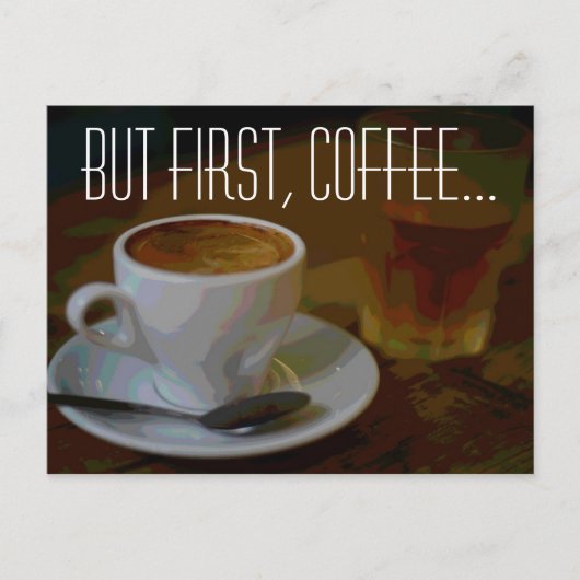 De Koffie Liefhebbers Gift Selectie Briefkaart (Voorkant)