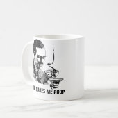 De koffie maakt me Achterschip Koffiemok (Voorkant links)