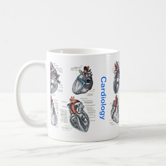 De koffie-Mok van de cardioloog Koffiemok (Links)