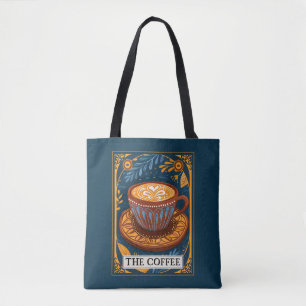 De koffie tarot tote bag