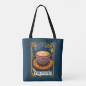 De koffie tarot tote bag (Achterkant)