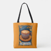 De koffie tarot tote bag (Achterkant)