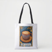 De koffie tarot tote bag (Voorkant)