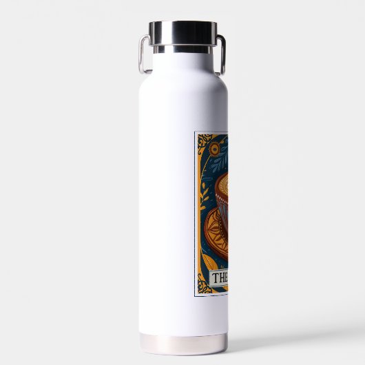 De koffie tarot waterfles (Voorkant)