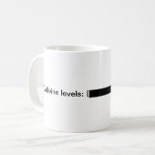 De koffiebar koffiemok (Voorkant links)