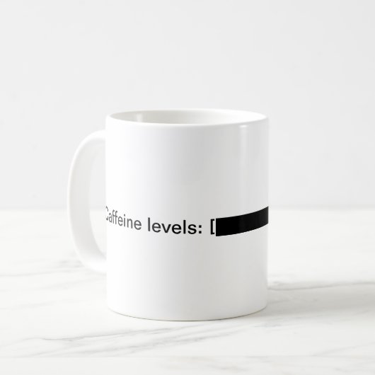 De koffiebar koffiemok (Voorkant links)