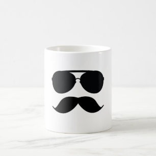 De Koffiebeker Mustache Man Koffiemok