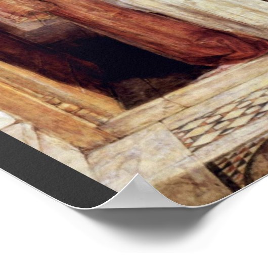 De koffiedrager van Lewis John Frederick Poster (Hoek)