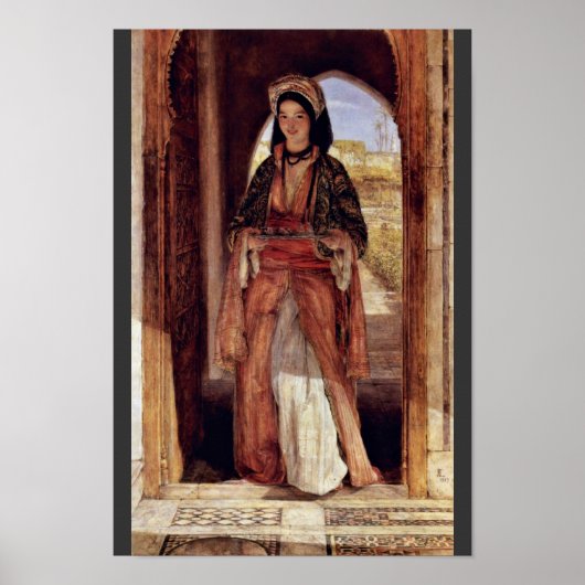 De koffiedrager van Lewis John Frederick Poster (Voorkant)