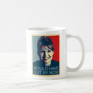De koffiemok zou nu zijn afgelopen
