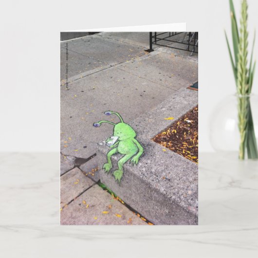 de koffiepauze van sluggo kaart (Voorkant)