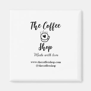 De koffiezaak en website social media business  magneet