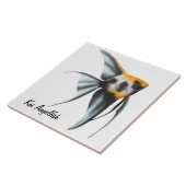 De Koi Angelfish Tile Tegeltje (Zijkant)