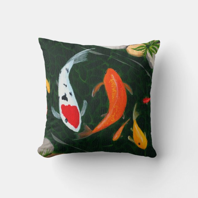 De Koi Pillow Kussen (Voorkant)