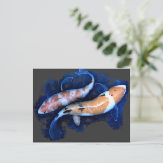 De Koi Tango Briefkaart (Staand voorkant)